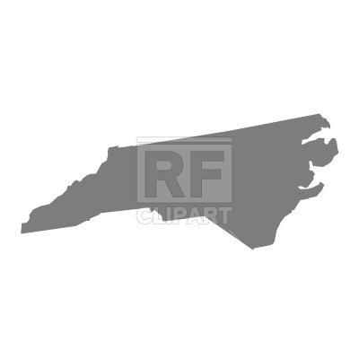 400x400 North Carolina State Map Silhouette Free Vector Image Vector