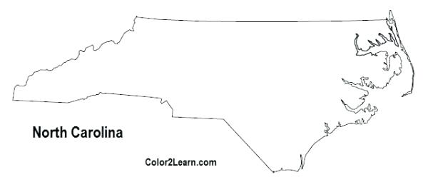 North Carolina Outline Vector at GetDrawings | Free download