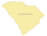 156x121 Free Digital South Carolina Outline Blank Map