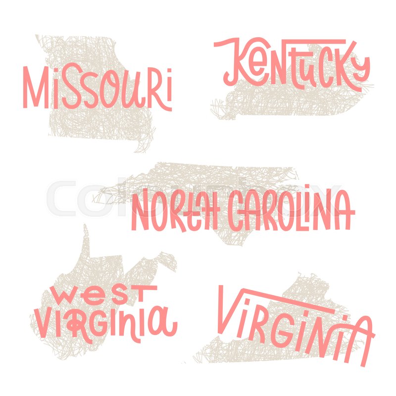 800x800 Missouri, Kentucky, North Carolina, West Virginia, Virginia Usa