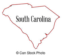 219x194 North Carolina State Outline Clipart