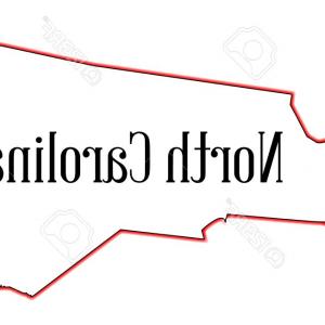 300x300 Photostock Vector Outline Map Of The State Of North Carolina Arenawp