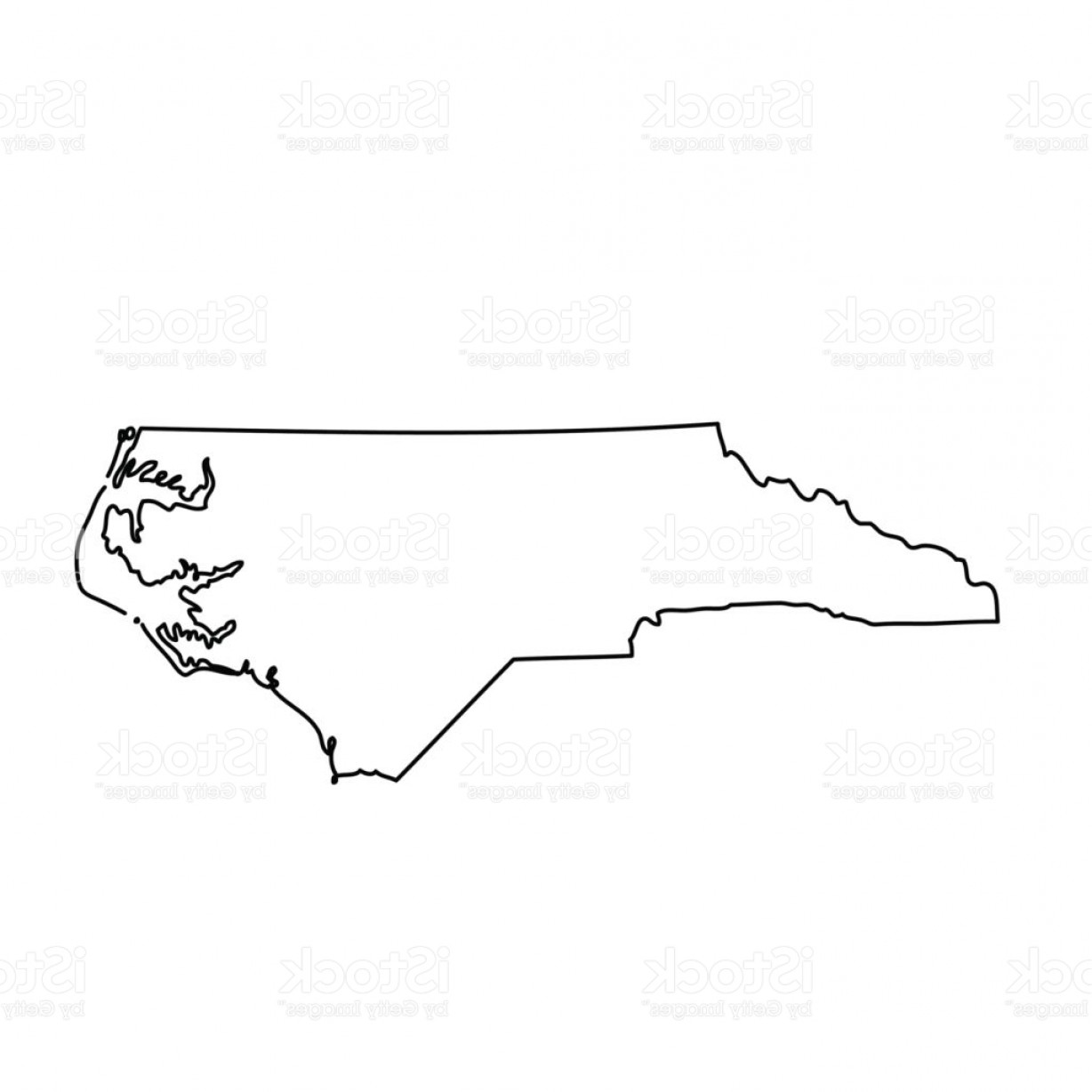 1228x1228 Map Of The U S State North Carolina Gm Arenawp