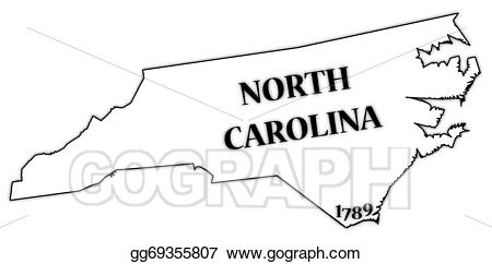 450x242 North Carolina Clipart Vector 10