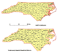 202x187 Editable Royalty Free Map Of North Carolina, Nc In Vector Graphic