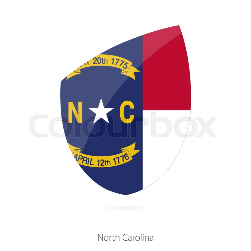 800x800 Flag Of North Carolina. Vector Illustration. Stock Vector