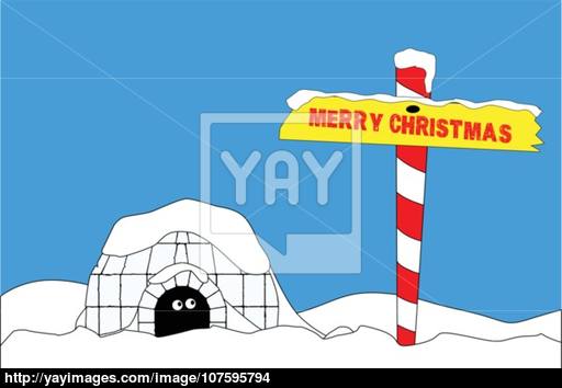 512x354 Merry Christmas North Pole Vector
