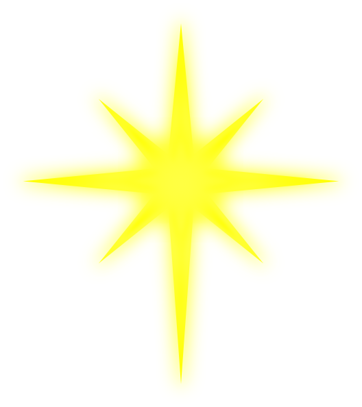 528x594 Christmas North Star Graphic Free
