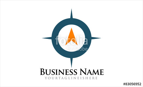 500x304 Compass Direction To The North Logo Stock Image And Royalty Free