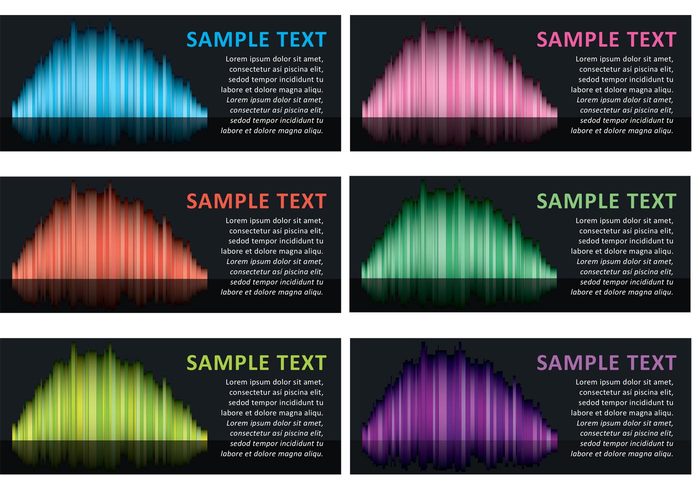 700x490 Northern Lights Banner Vectors