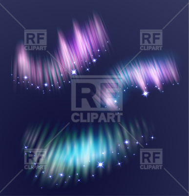 387x400 Northern Lights Vector Image Vector Artwork Of Backgrounds