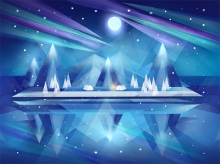 310x232 Free Northern Lights Vector Background Free Vectors Ui Download