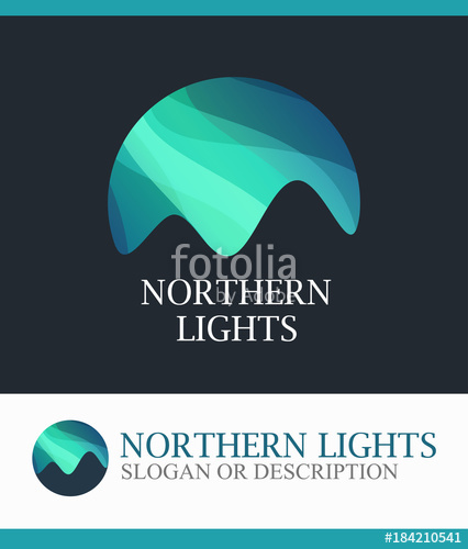426x500 Logotype Of Aurora, Northern Lights Stock Image And Royalty Free