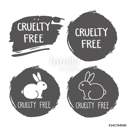 500x500 Cruelty Free Icon. No Animals Testing Sign. Product Not Tested On