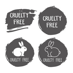 240x240 No Animals Testing Icon Design. Not Tested Sign. Animal Cruelty