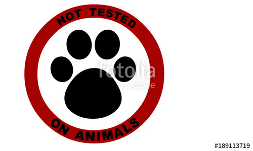 500x300 Not Tested On Animals Symbol Stock Image And Royalty Free Vector
