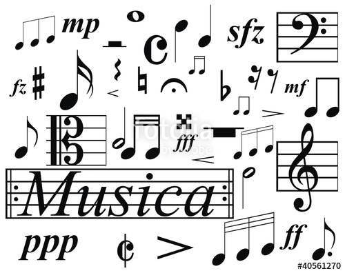 500x396 Notas Musicales Stock Image And Royalty Free Vector Files On