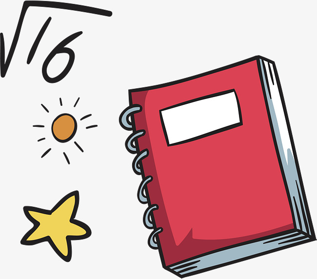 650x572 Red Loose Leaf Notebook, Leaf Vector, Notebook Vector, Vector Png