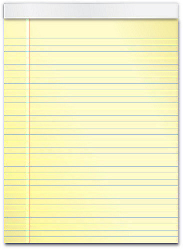 367x500 Vector Notepad Vector Artwork Of A Simple Pad Of Paper