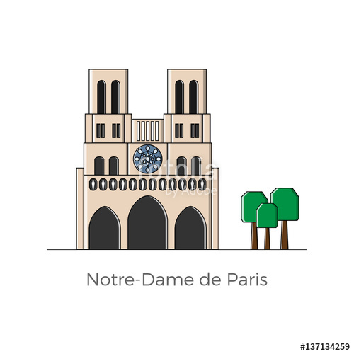 500x500 Notre Dame De Paris Stock Image And Royalty Free Vector Files On