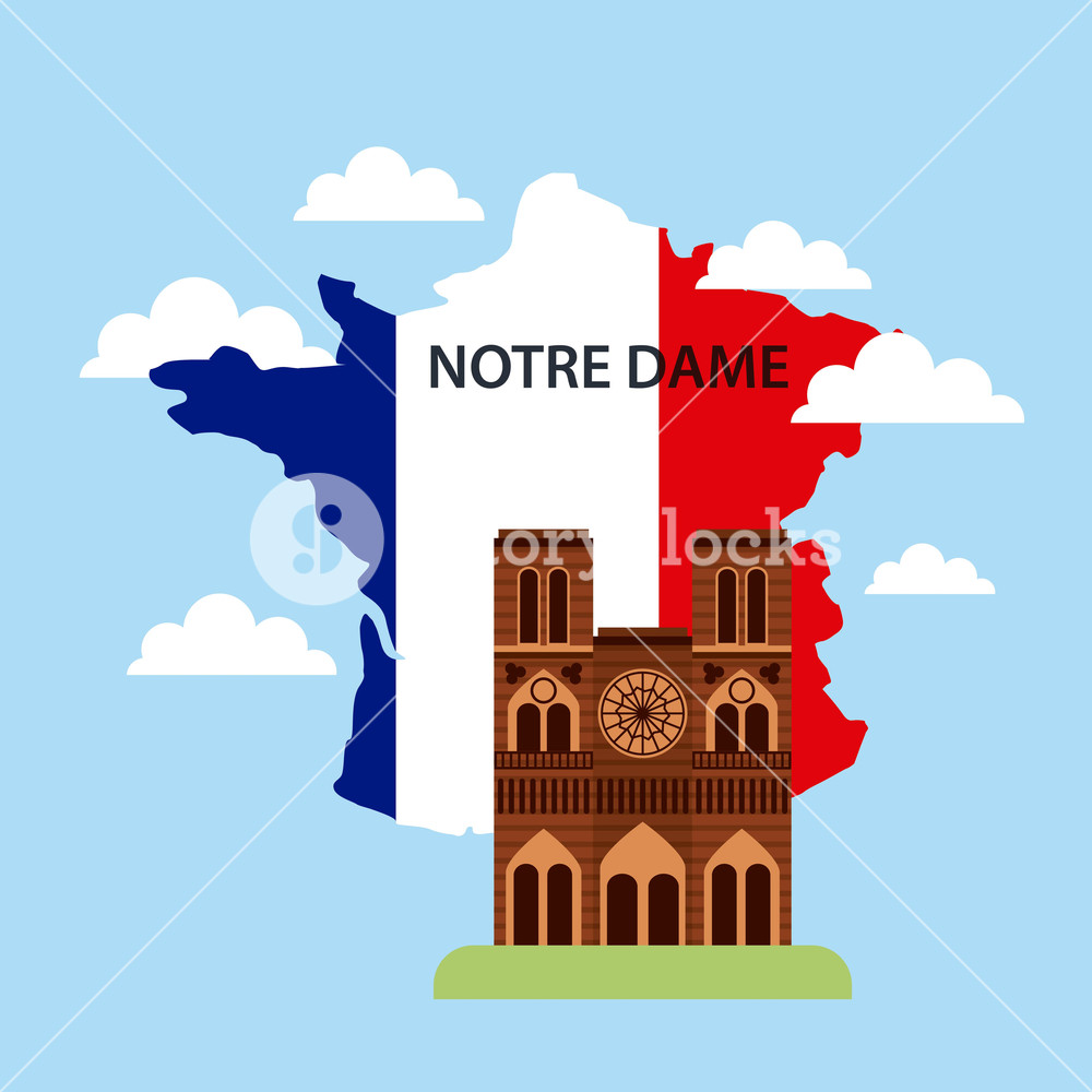 Notre Dame Vector at GetDrawings | Free download