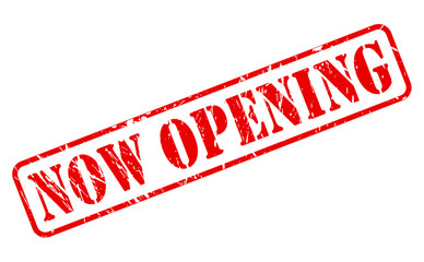 388x240 Now Open Red Stamp Text