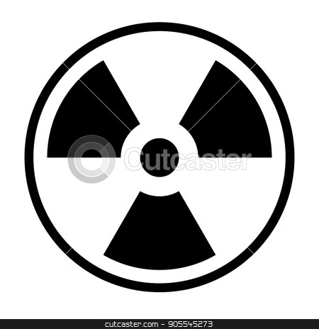 450x464 Nuclear Icon Vector Stock Vector