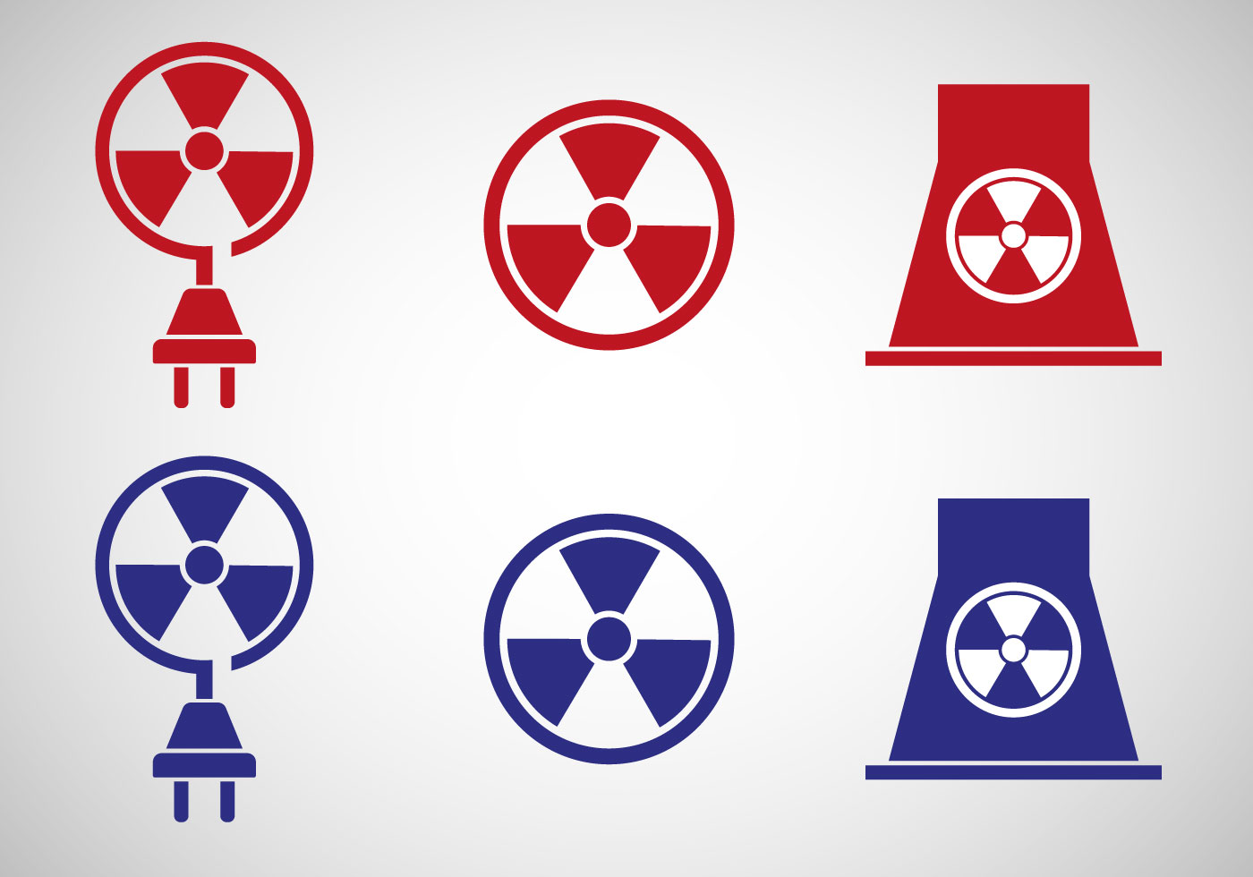 1400x980 Nuclear Free Vector Art