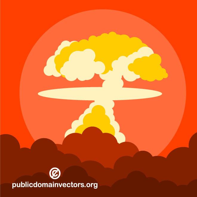 660x660 Nuclear Explosion Vector Graphics