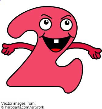 335x355 Download Cartoon Number 2