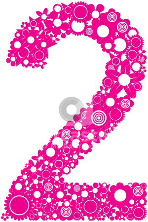 300x450 Number 2 Stock Vector