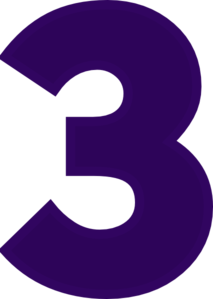 213x299 Number 3 Clip Art