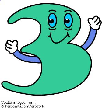 335x355 Download Cartoon Number 3