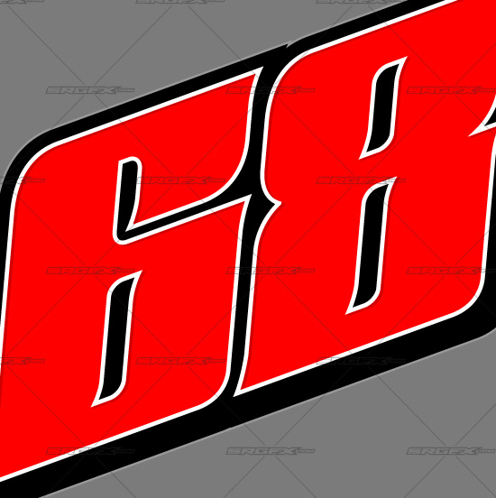 550x552 Vector Number Pack 5 School Of Racing Graphics