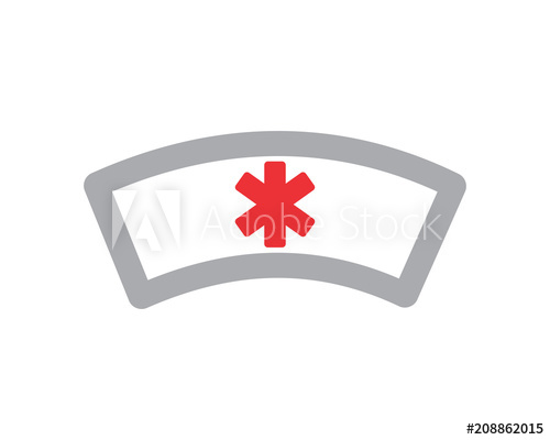 500x400 Nurse Hat Medical Medicare Pharmacy Clinic Image Vector Icon Logo