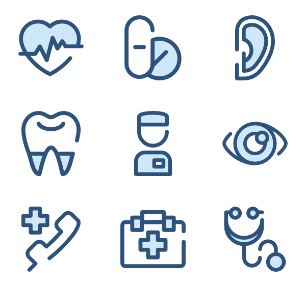 600x564 Nurse Icons