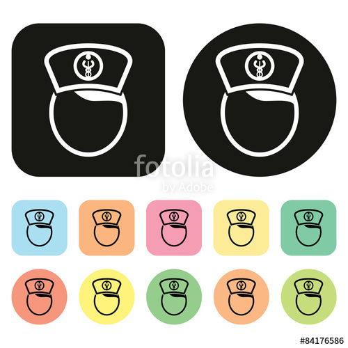 500x500 Nurse Icon. Hospital Icon. Medical Icon. Vector Stock Photo And