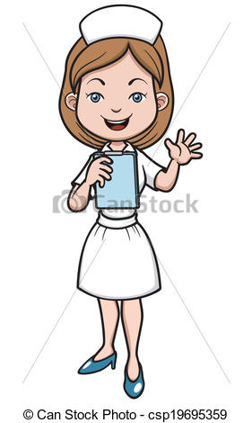 281x470 Vector Illustration Of Female Nurse.