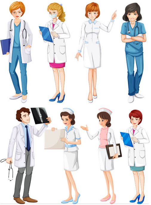506x690 Doctors And Nurses Free Vector Ai Format Free Vector Download