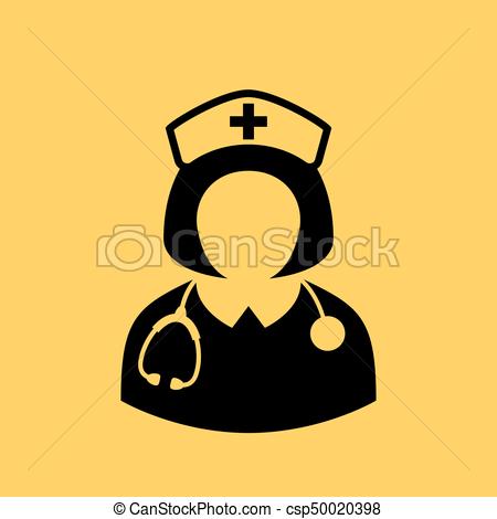 450x470 Nurse Vector Icon. Nurse Vector Avatar Icon.