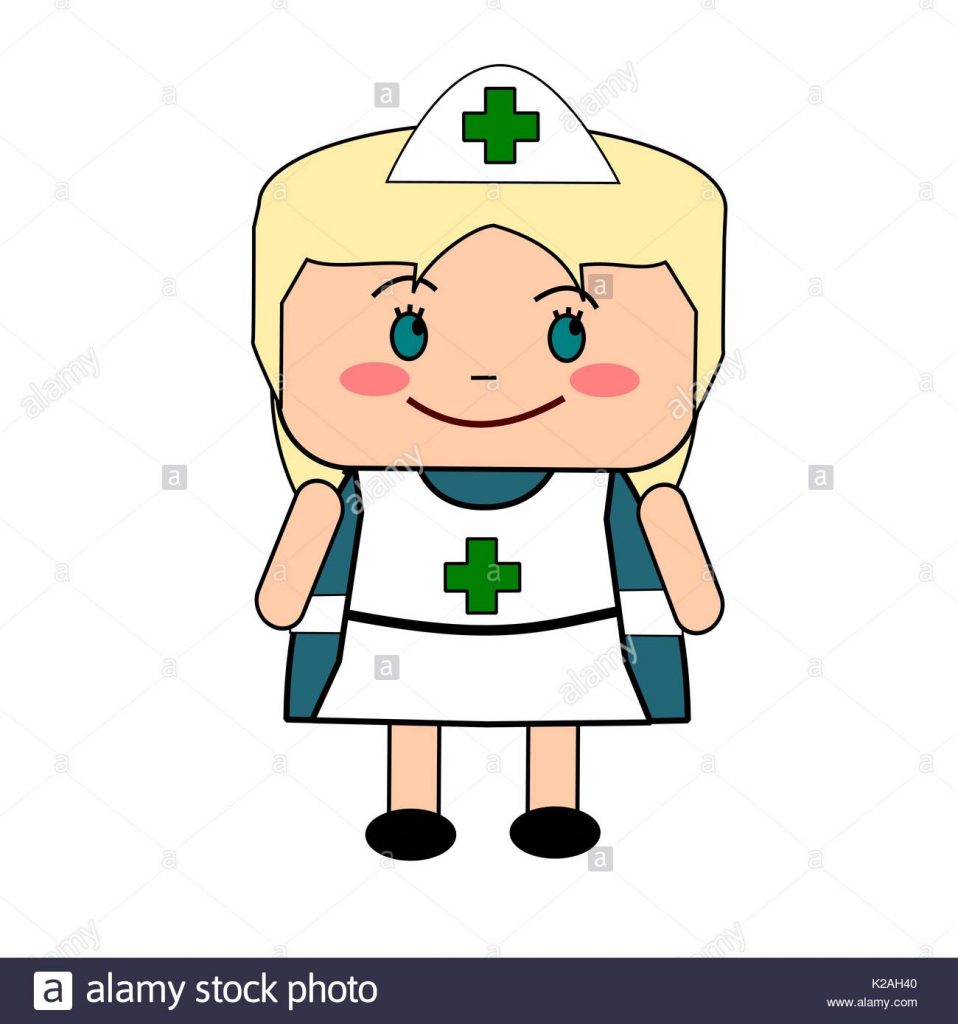 958x1024 Secrets Cartoon Nurse Images In Traditional Uniform Stock Vector