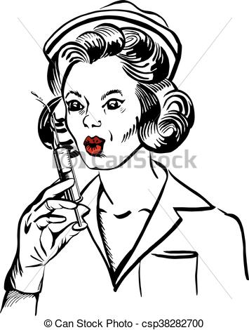 355x470 Vintage Clipart Nurse