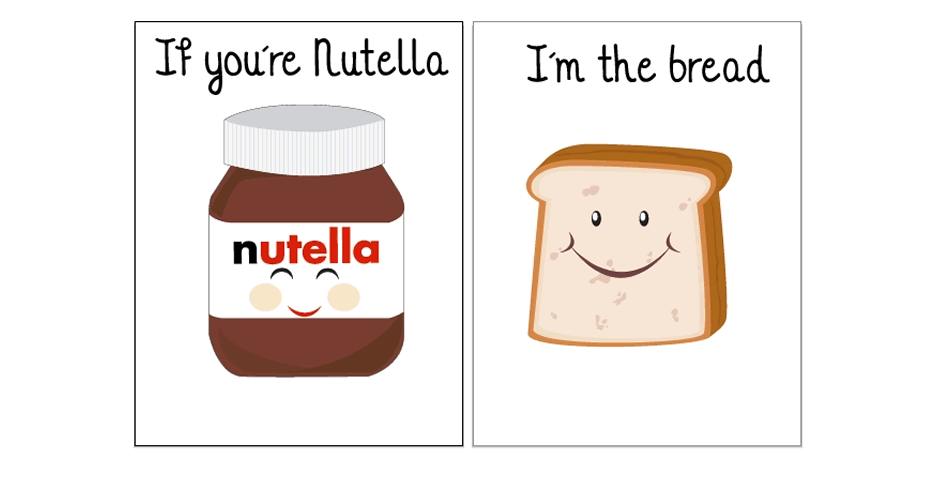 950x478 Vector Pan Nutella Para Playeras