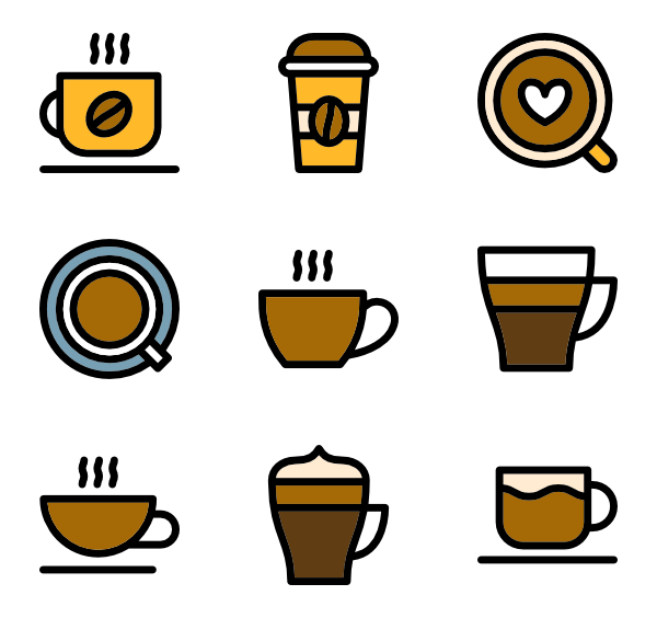 600x564 Chocolate Icons