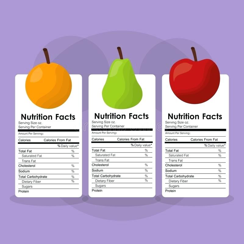 800x800 Download Fruits Healthy Food Nutrition Facts Label Benefits Stock