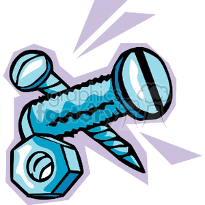 300x300 Royalty Free Bolts Nuts And Screws 170459 Vector Clip Art Image