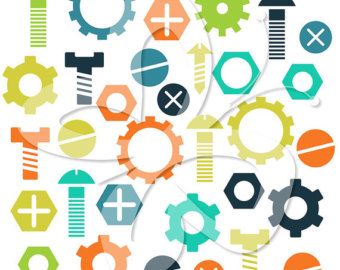340x270 Nuts And Bolts Vector Free