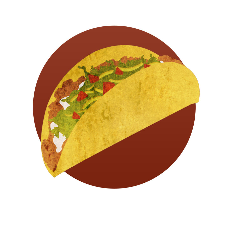 900x902 Taco Clipart Vector