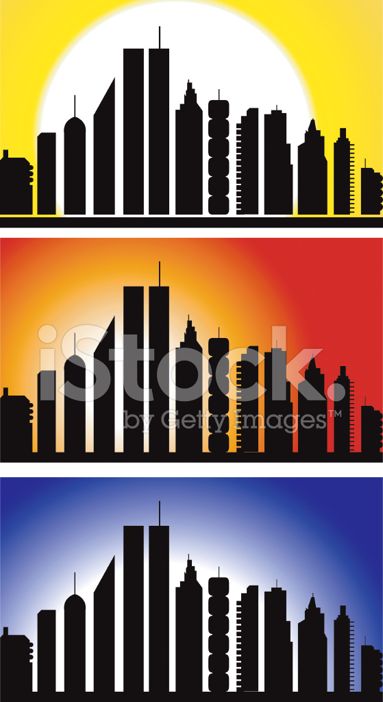 559x1024 Nyc Skyline ( Vector ) Stock Vector
