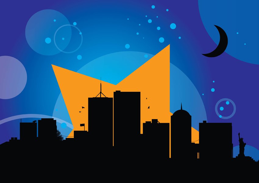 850x602 New York City Skyline Vector Art Amp Graphics